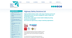 Desktop Screenshot of highwaysafetysolutionsltd.com